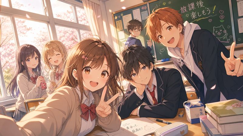 溏心动漫-【溏心动漫】青春校园日常·生活动漫系列第一集